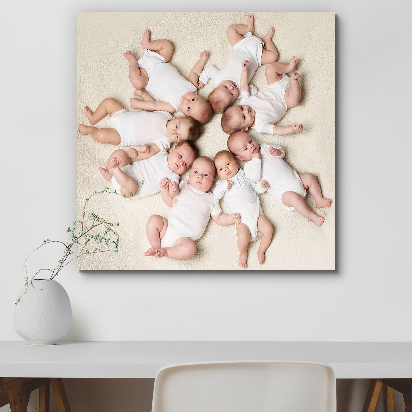 Babies D3 Peel & Stick Vinyl Wall Sticker