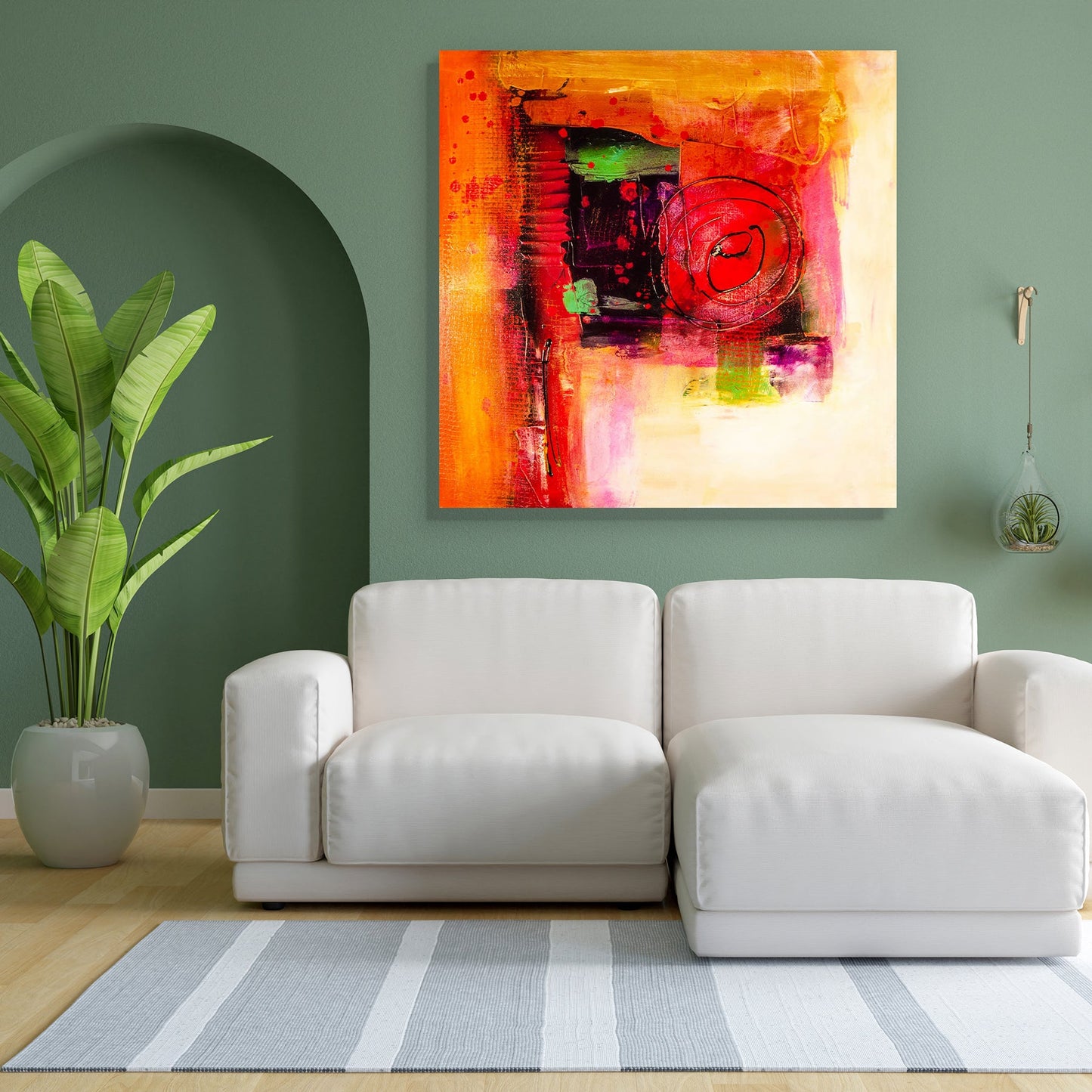 Modern Abstract D5 Peel & Stick Vinyl Wall Sticker