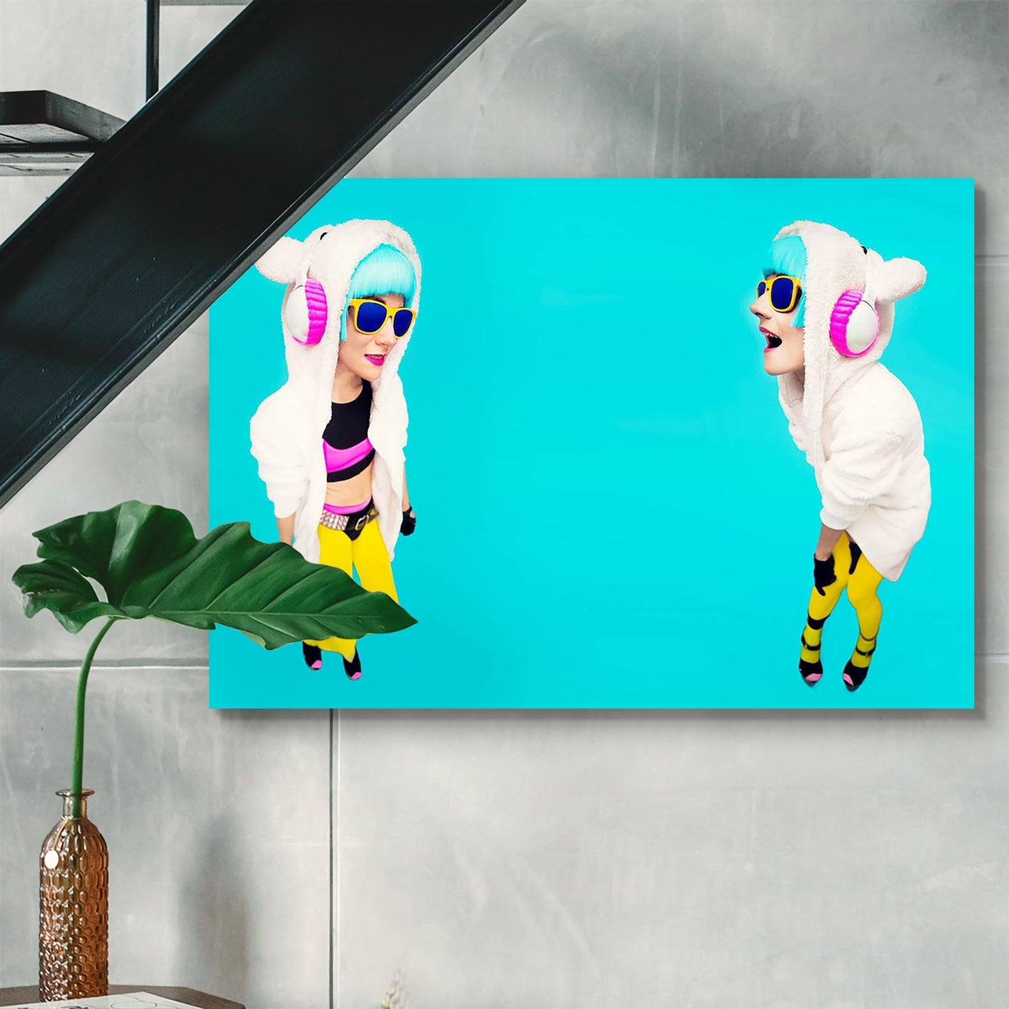Winter Party Peel & Stick Vinyl Wall Sticker