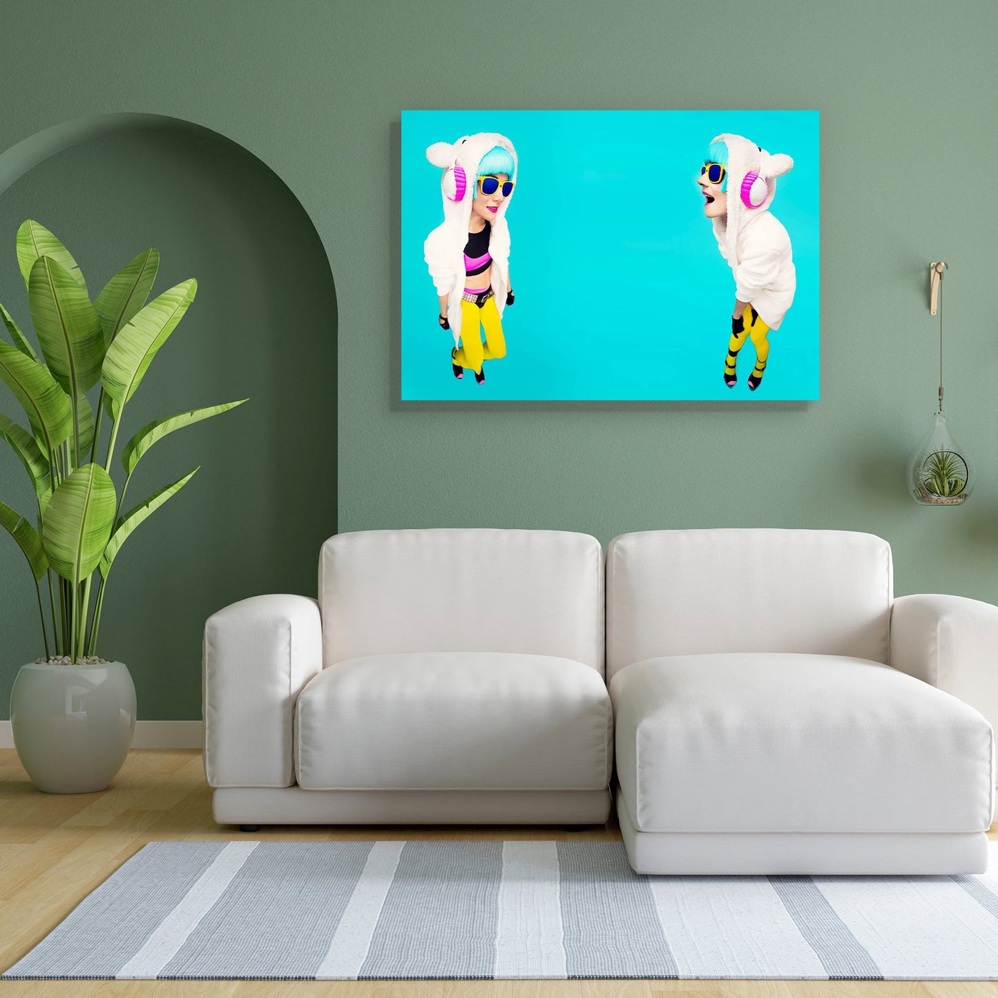 Winter Party Peel & Stick Vinyl Wall Sticker