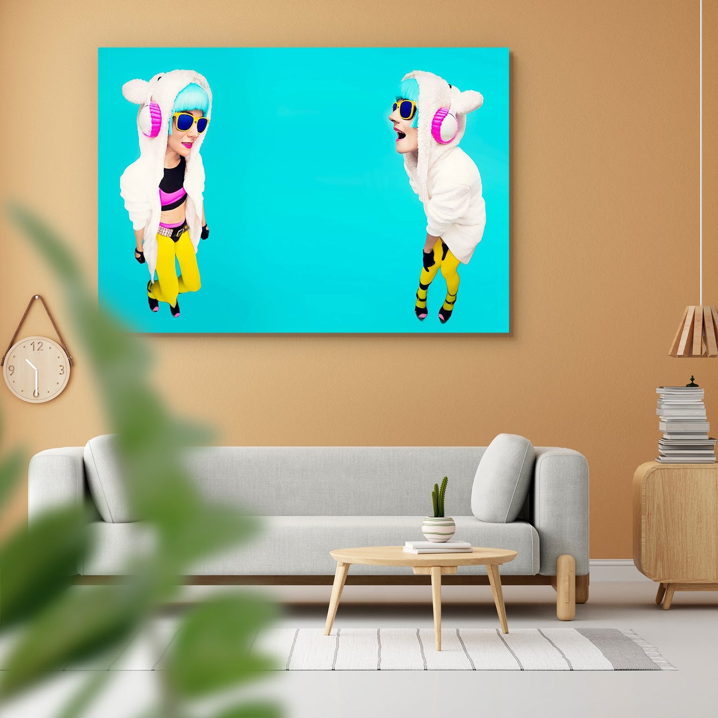 Winter Party Peel & Stick Vinyl Wall Sticker