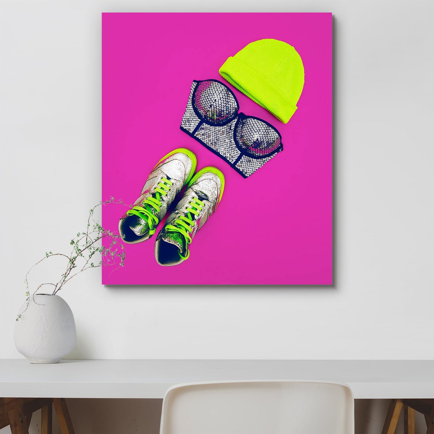 Glamorous Lady Peel & Stick Vinyl Wall Sticker