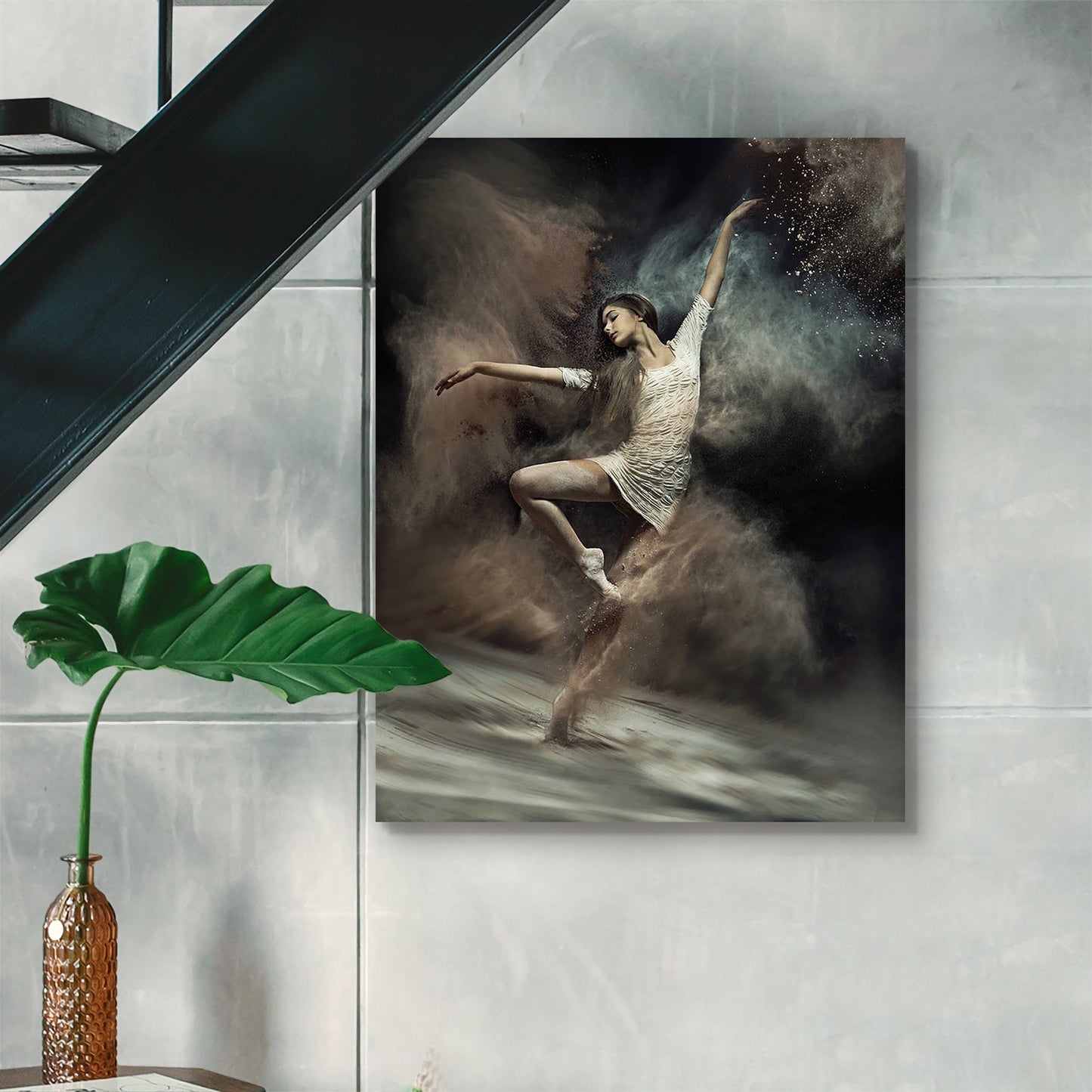 Pretty Ballet Dancer Peel & Stick Vinyl Wall Sticker