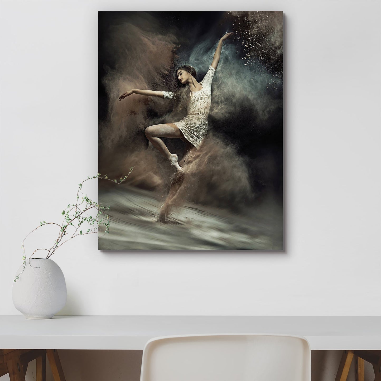 Pretty Ballet Dancer Peel & Stick Vinyl Wall Sticker