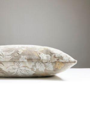 Scalamandre Tails Tale 22 X 22 - Travertine Decorative Pillow