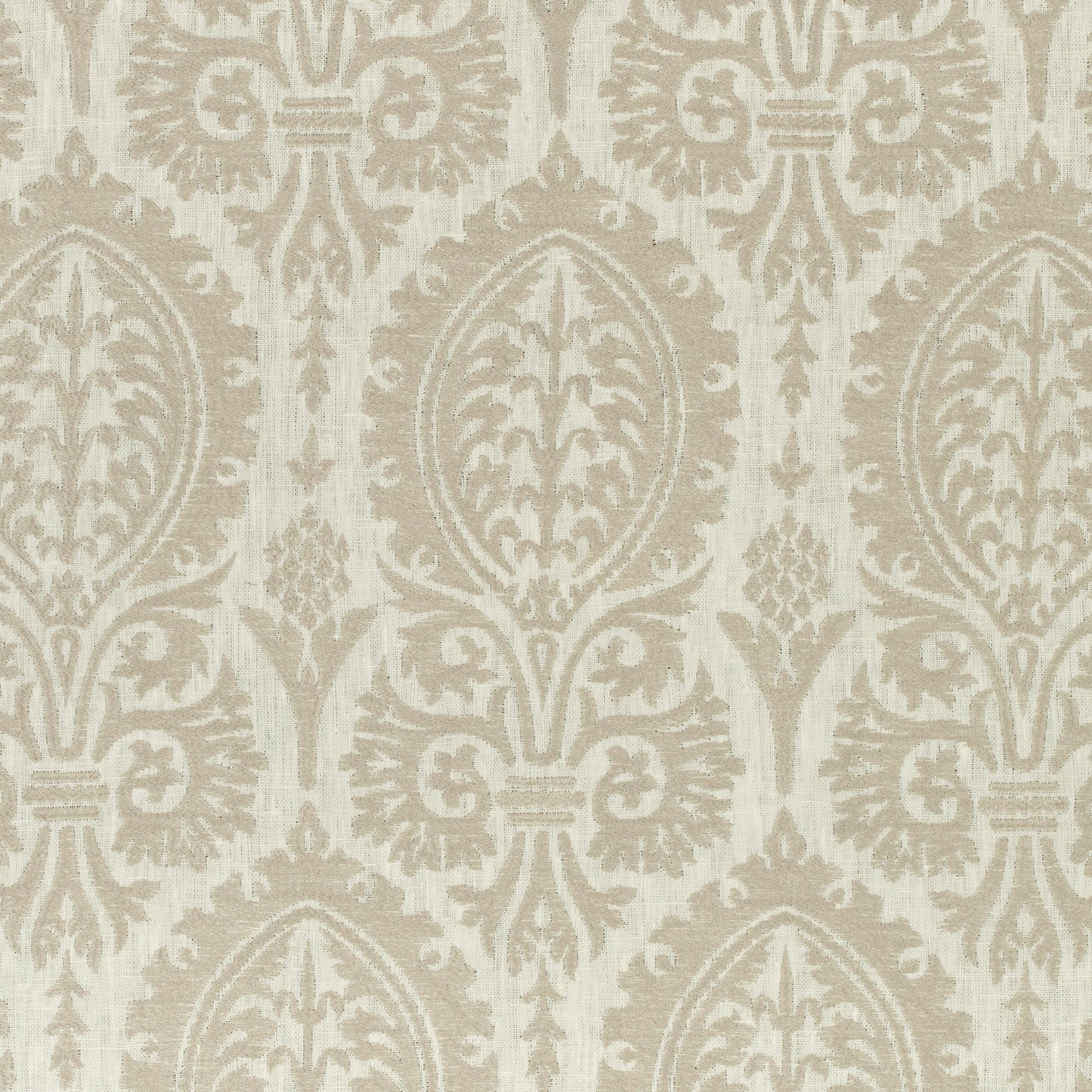 Thibaut Sir Thomas Embroidery Grey Fabric