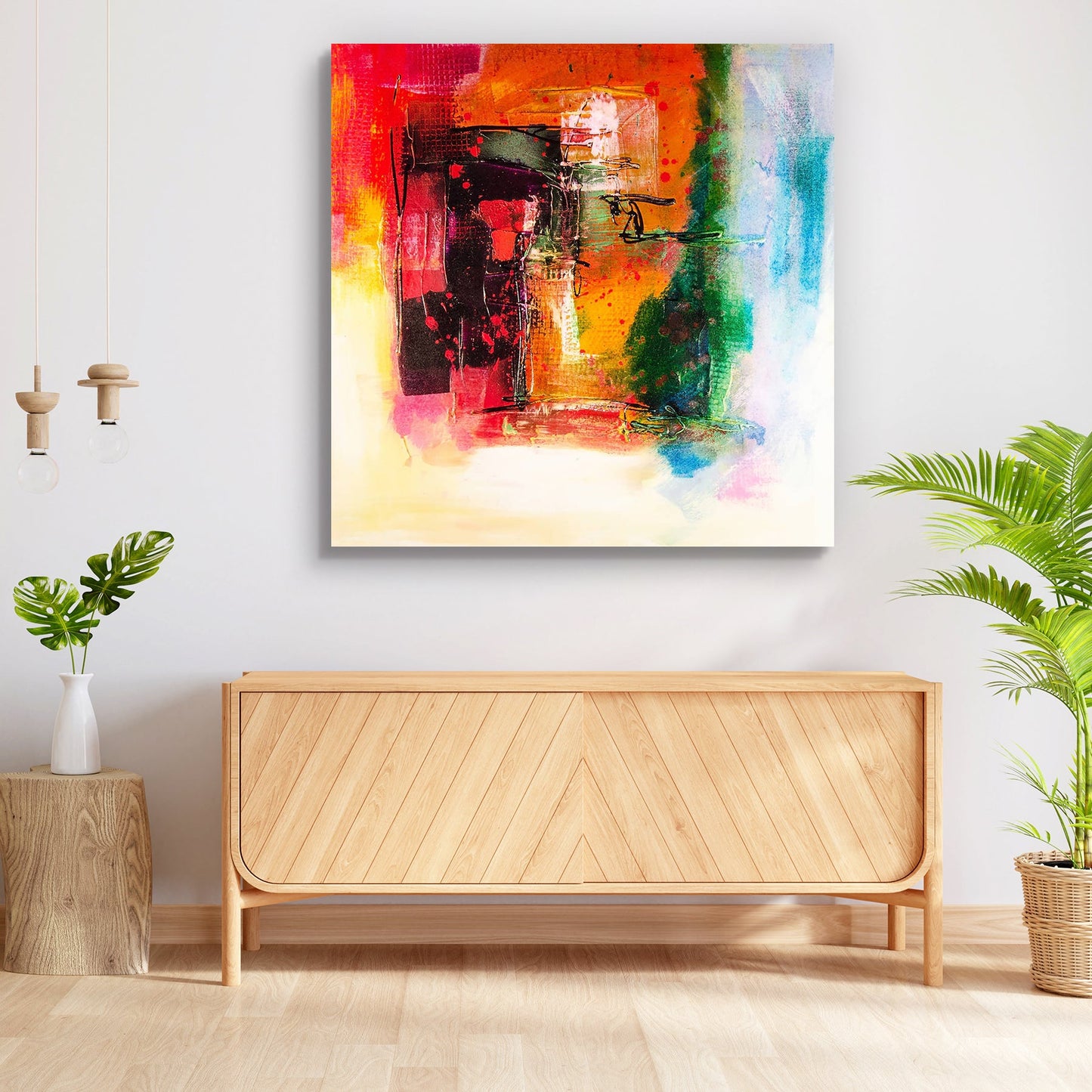 Modern Art D1 Peel & Stick Vinyl Wall Sticker