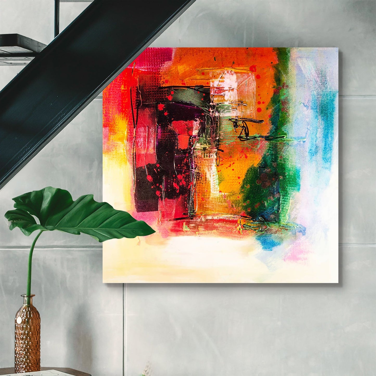 Modern Art D1 Peel & Stick Vinyl Wall Sticker