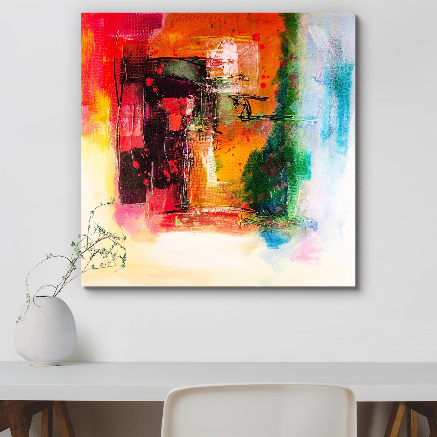 Modern Art D1 Peel & Stick Vinyl Wall Sticker