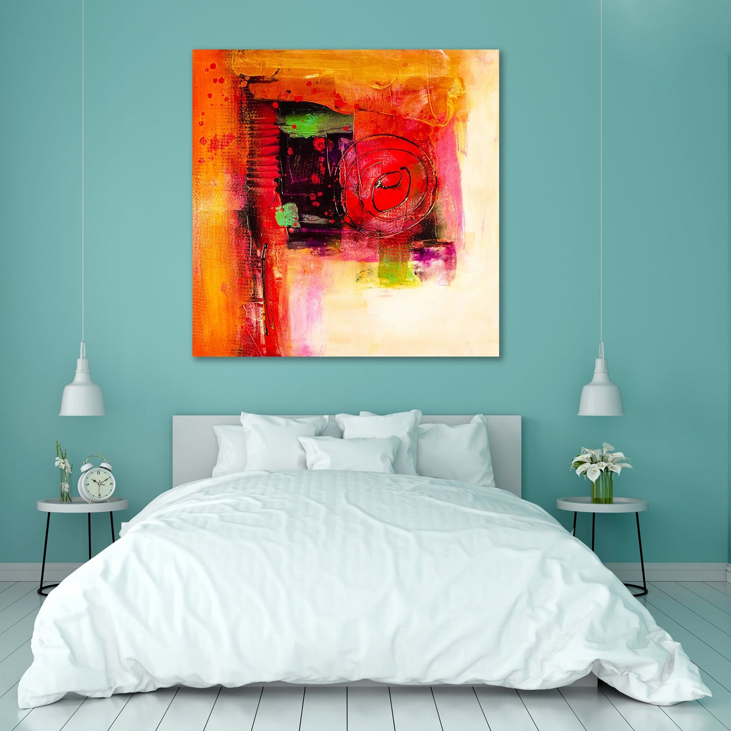 Modern Abstract D5 Peel & Stick Vinyl Wall Sticker