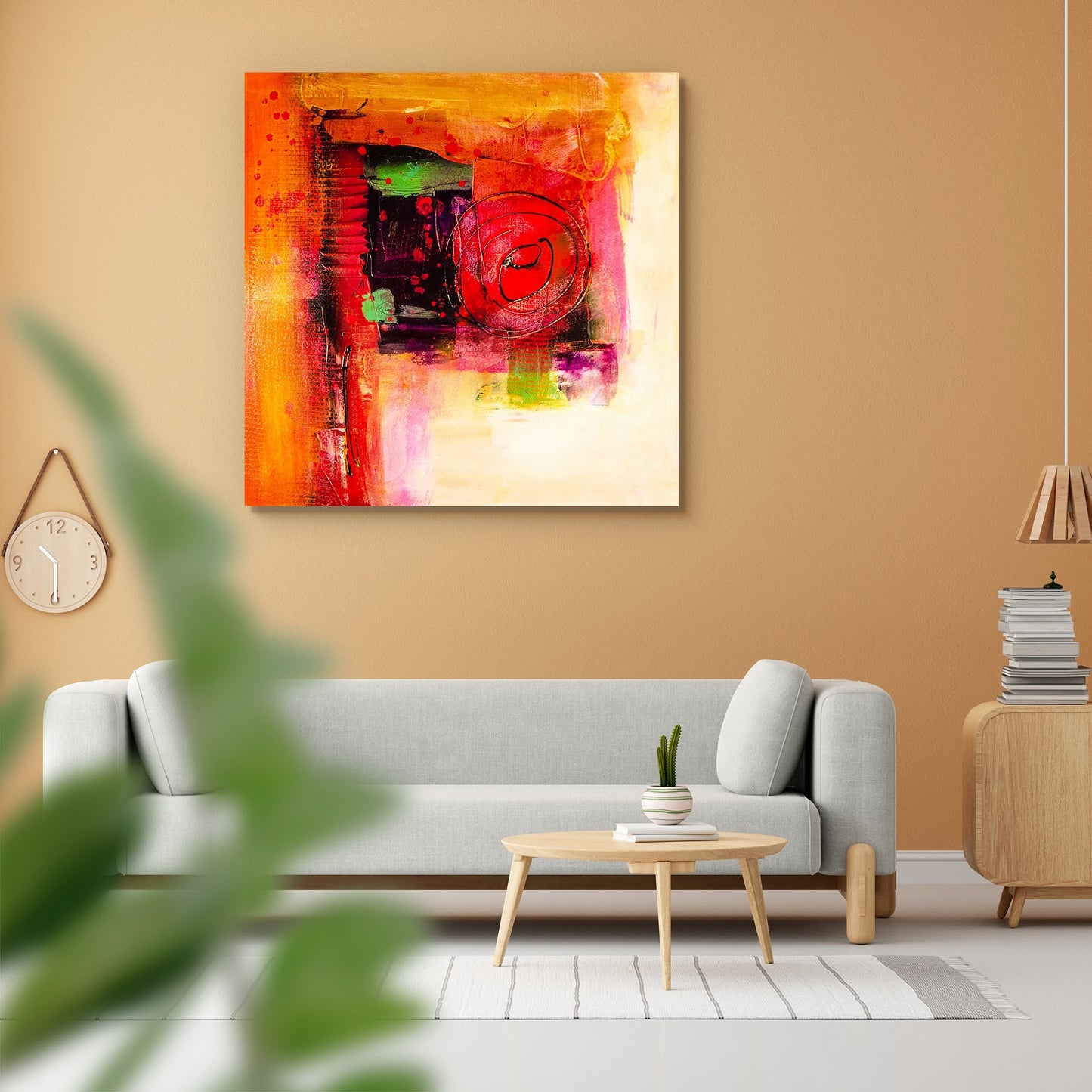Modern Abstract D5 Peel & Stick Vinyl Wall Sticker