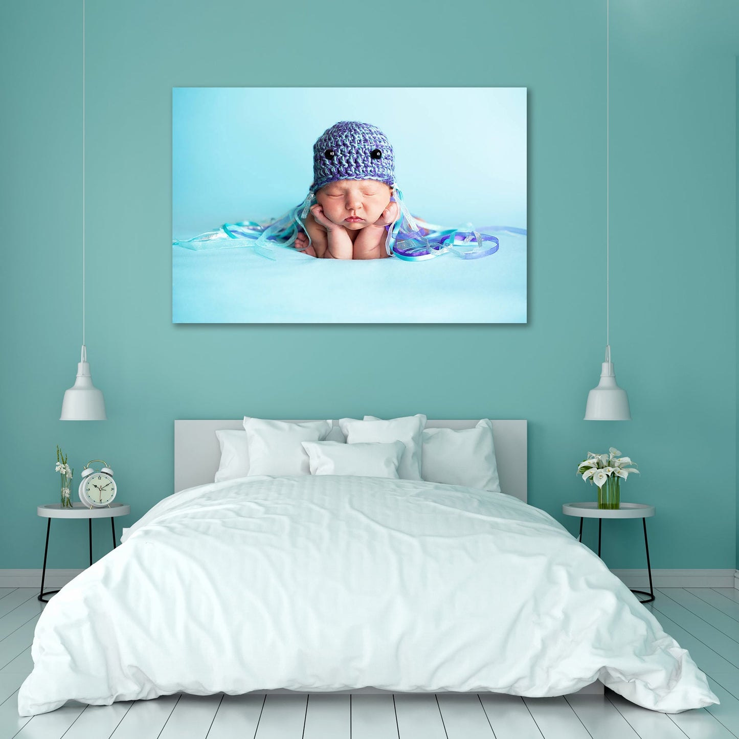 Newborn Baby Girl D20 Peel & Stick Vinyl Wall Sticker