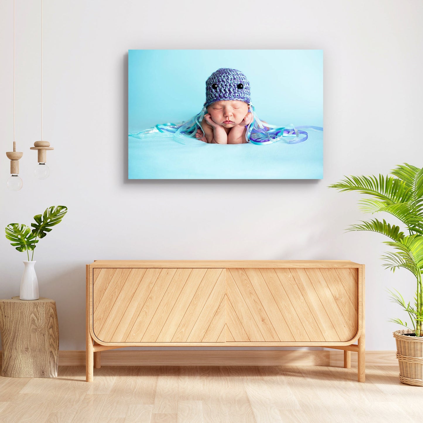Newborn Baby Girl D20 Peel & Stick Vinyl Wall Sticker