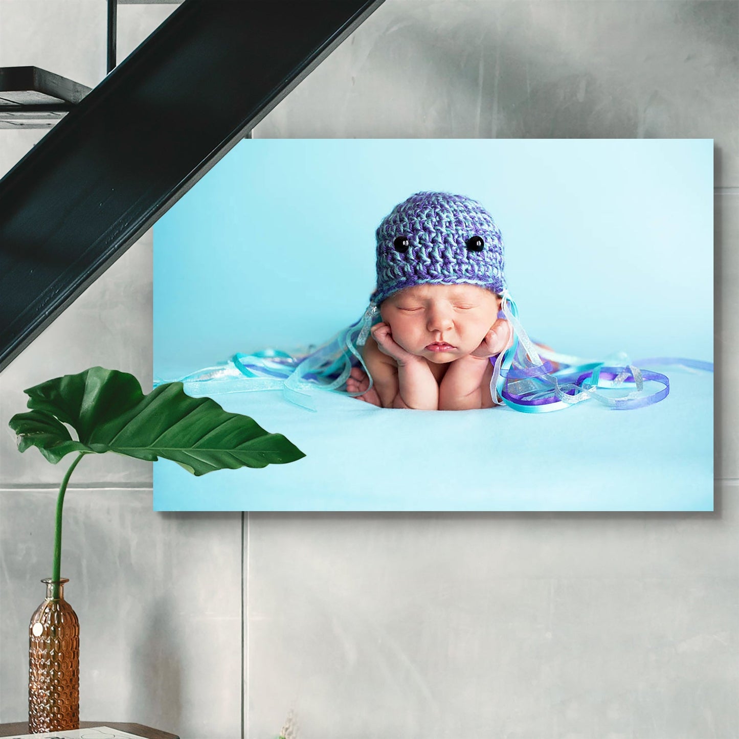 Newborn Baby Girl D20 Peel & Stick Vinyl Wall Sticker