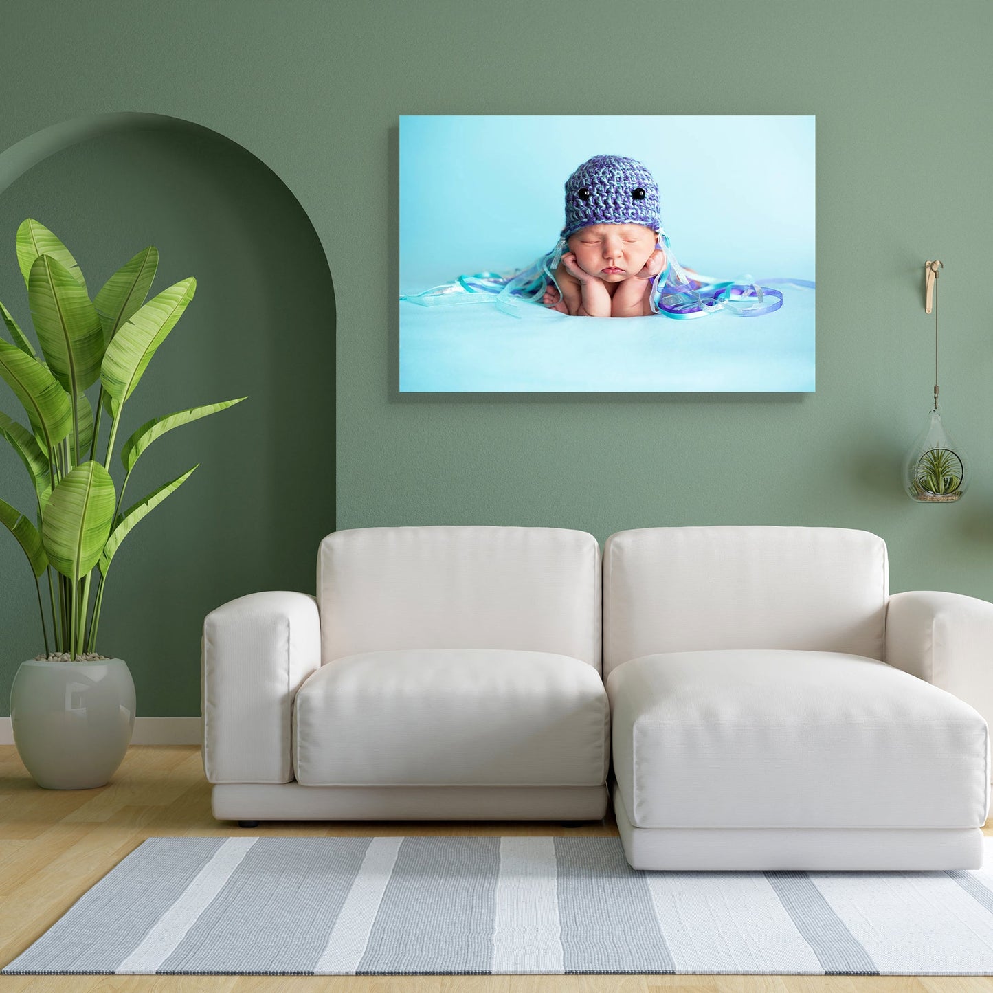 Newborn Baby Girl D20 Peel & Stick Vinyl Wall Sticker