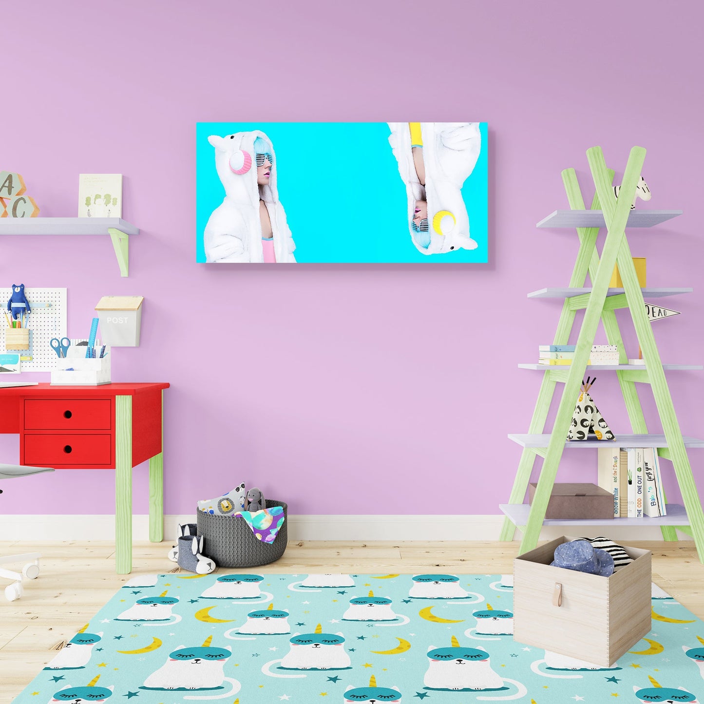 Party Crazy Girls Peel & Stick Vinyl Wall Sticker