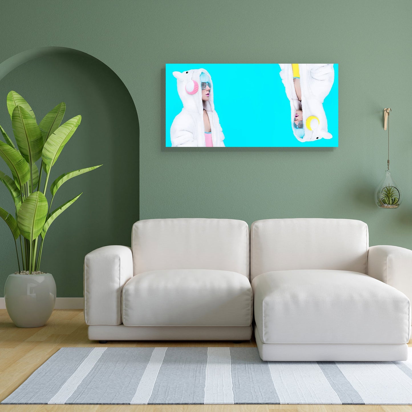 Party Crazy Girls Peel & Stick Vinyl Wall Sticker