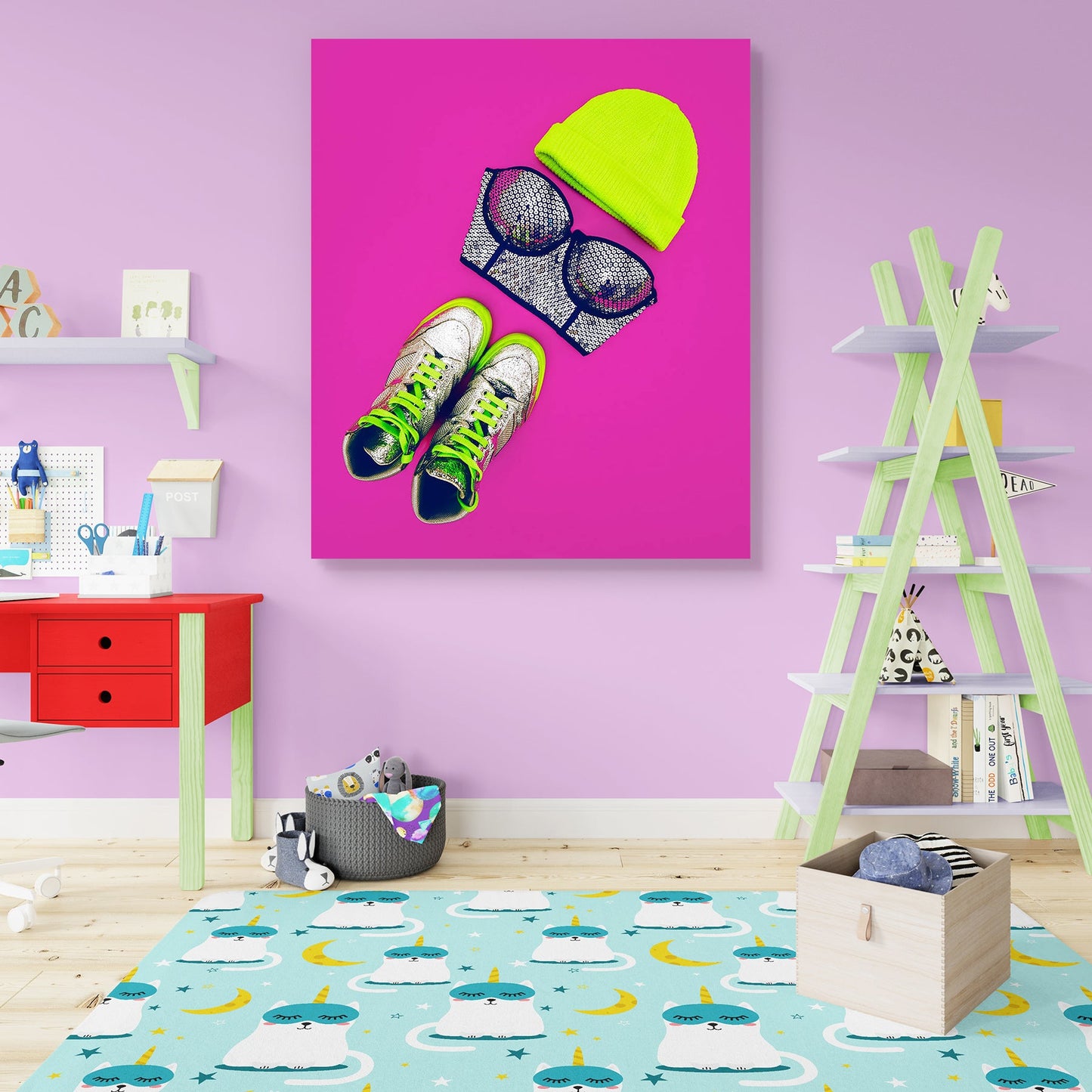 Glamorous Lady Peel & Stick Vinyl Wall Sticker