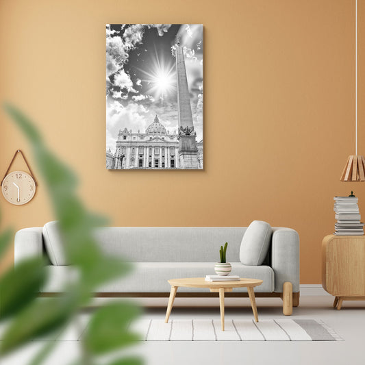 View of St. Peter in Vatican, Rome, Italy Peel & Stick Vinyl Wall Sticker