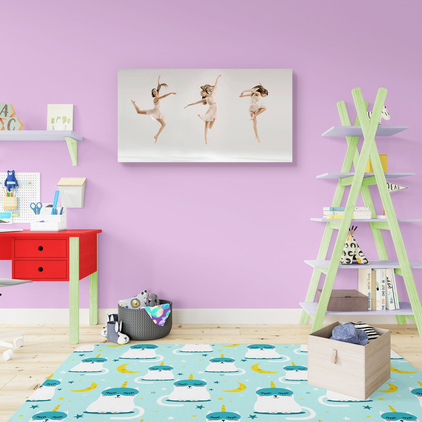 Young Ballet Dancer Peel & Stick Vinyl Wall Sticker