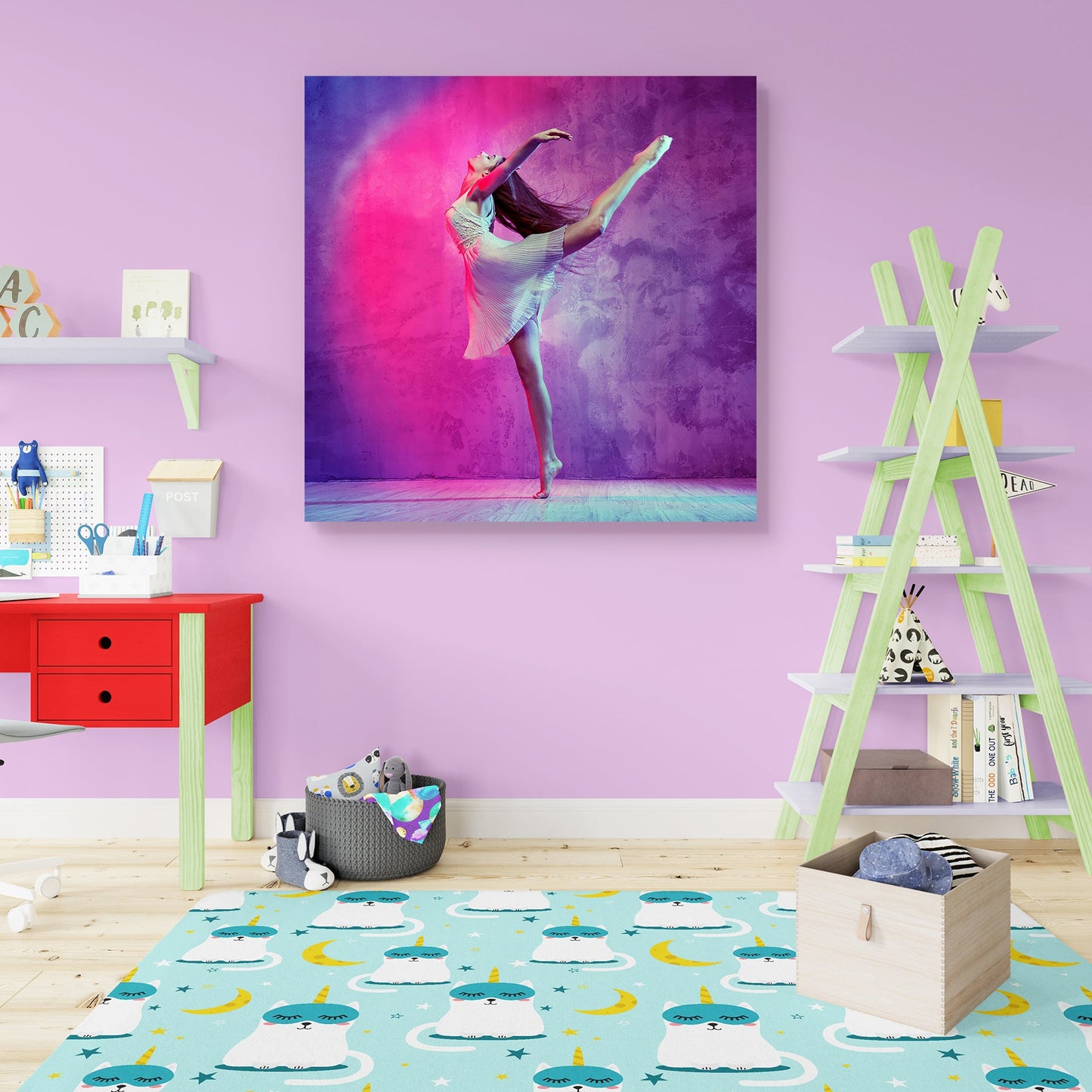 Ballet Dancer D3 Peel & Stick Vinyl Wall Sticker