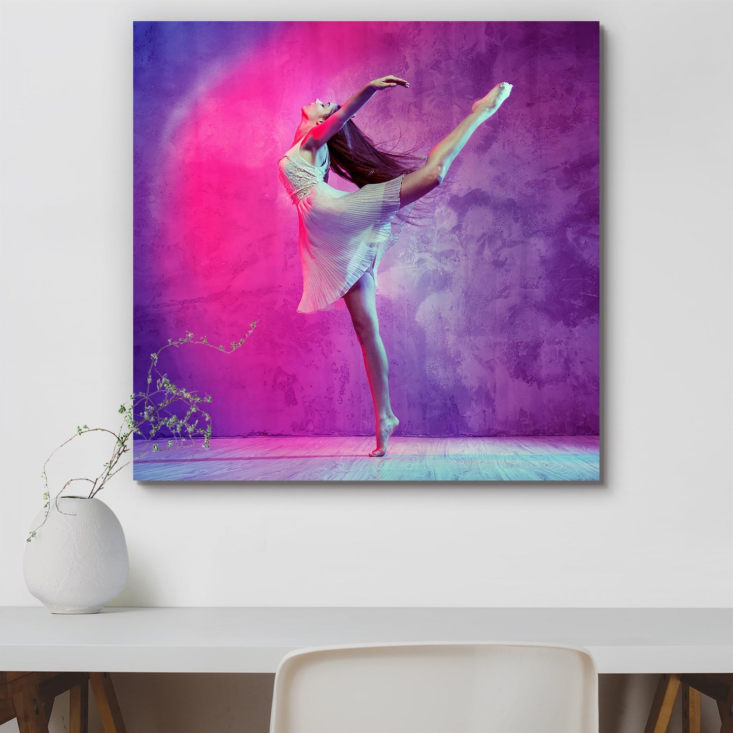 Ballet Dancer D3 Peel & Stick Vinyl Wall Sticker