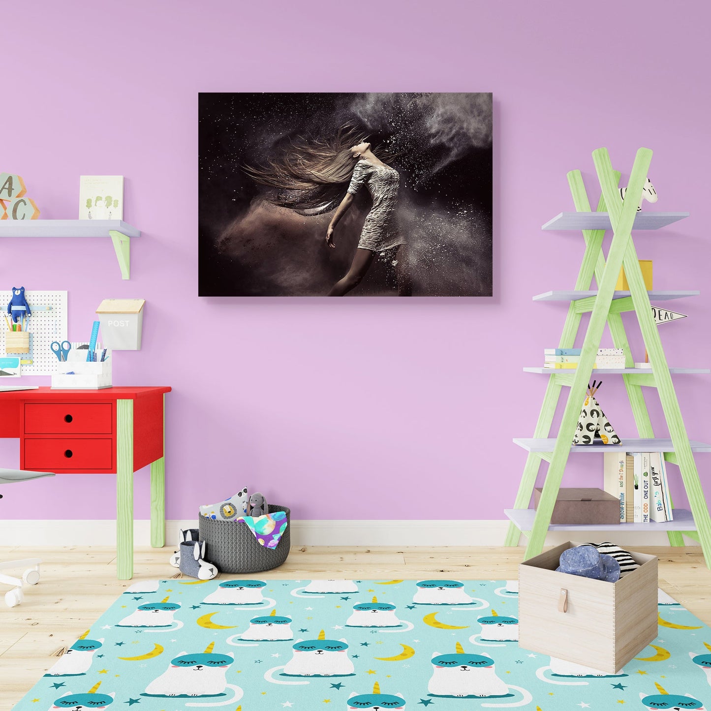Ballet Dancer Portrait Peel & Stick Vinyl Wall Sticker