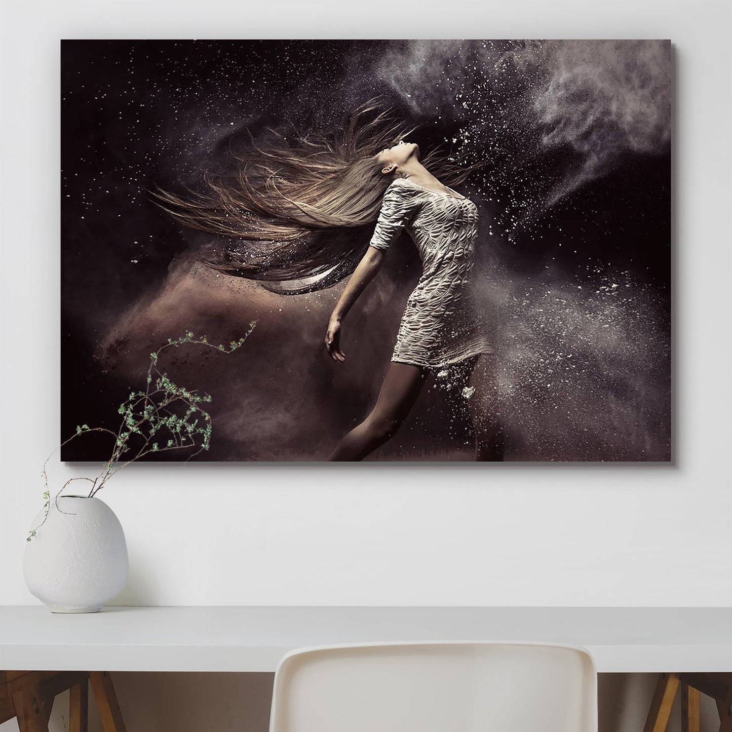 Ballet Dancer Portrait Peel & Stick Vinyl Wall Sticker