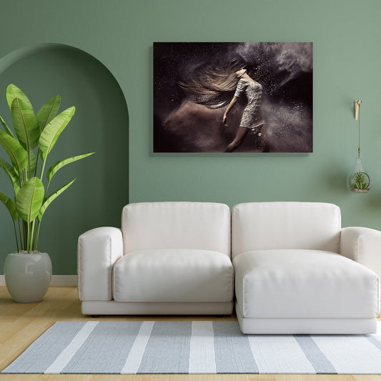 Ballet Dancer Portrait Peel & Stick Vinyl Wall Sticker