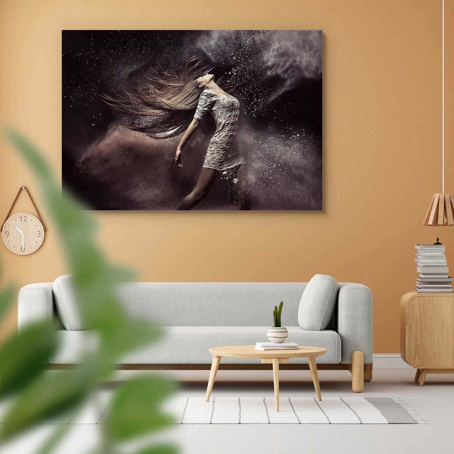 Ballet Dancer Portrait Peel & Stick Vinyl Wall Sticker