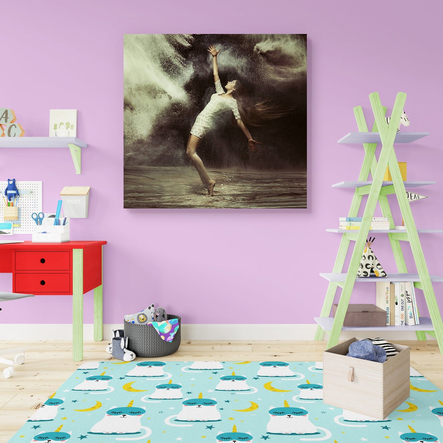 Ballet Dancer D4 Peel & Stick Vinyl Wall Sticker