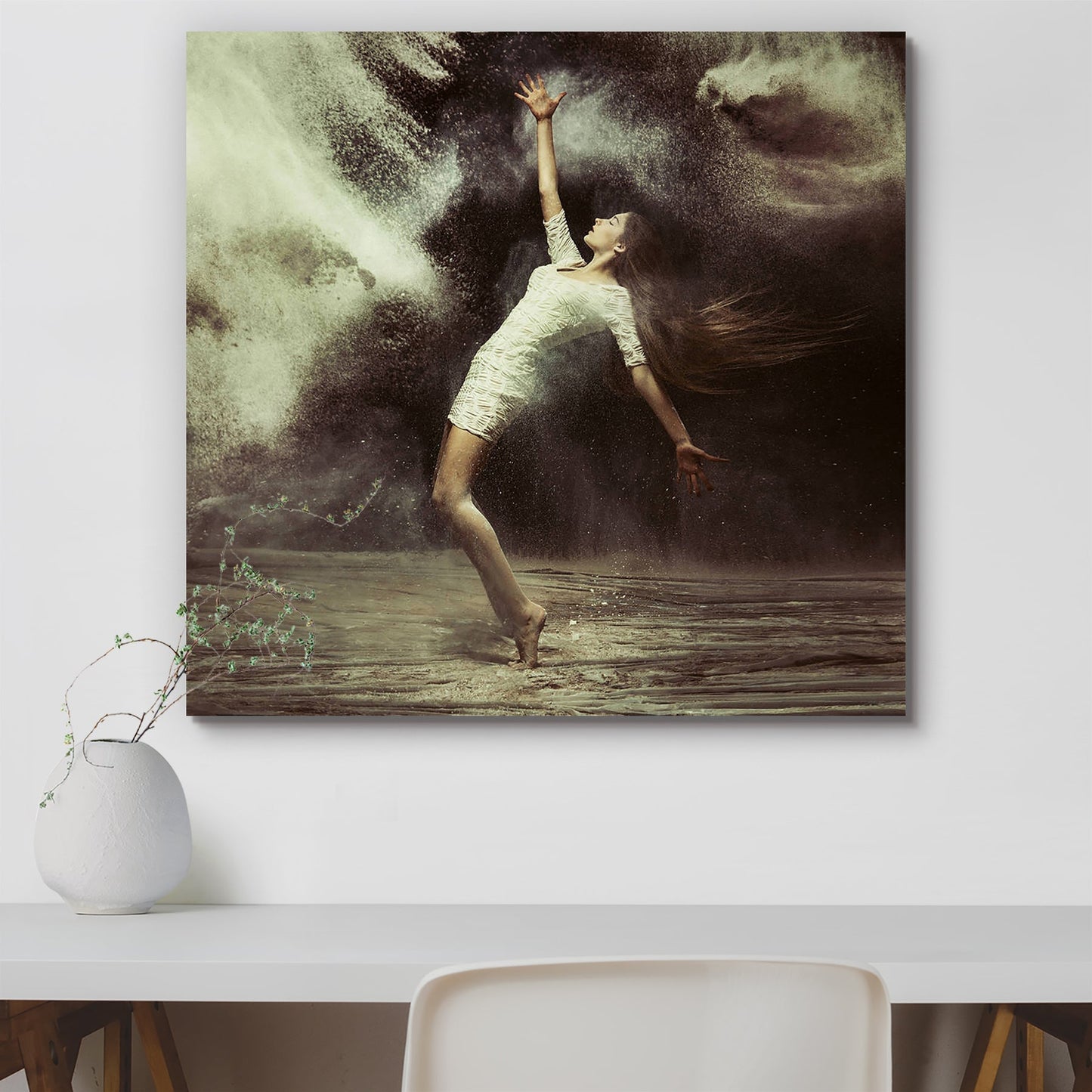 Ballet Dancer D4 Peel & Stick Vinyl Wall Sticker