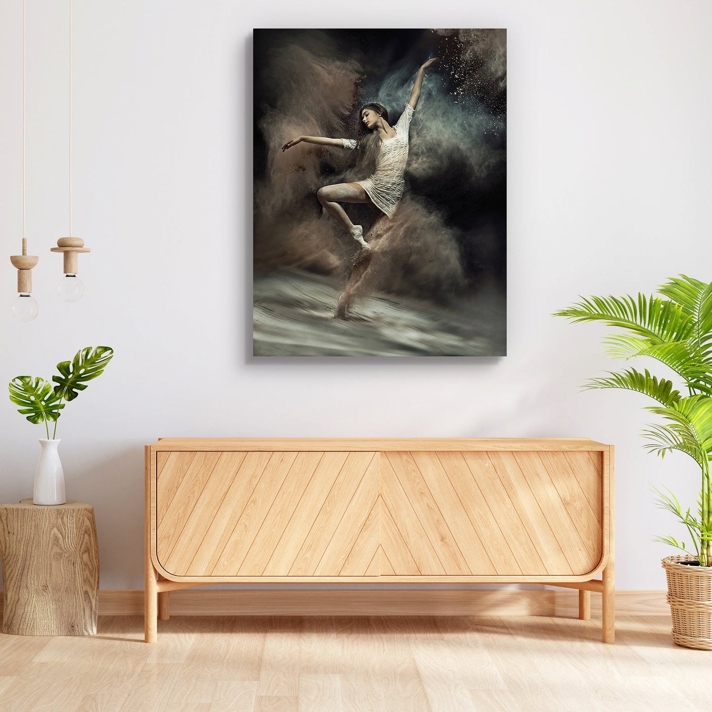 Pretty Ballet Dancer Peel & Stick Vinyl Wall Sticker