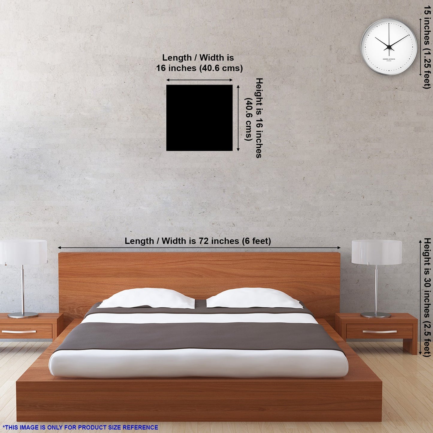 Modern Abstract D6 Peel & Stick Vinyl Wall Sticker