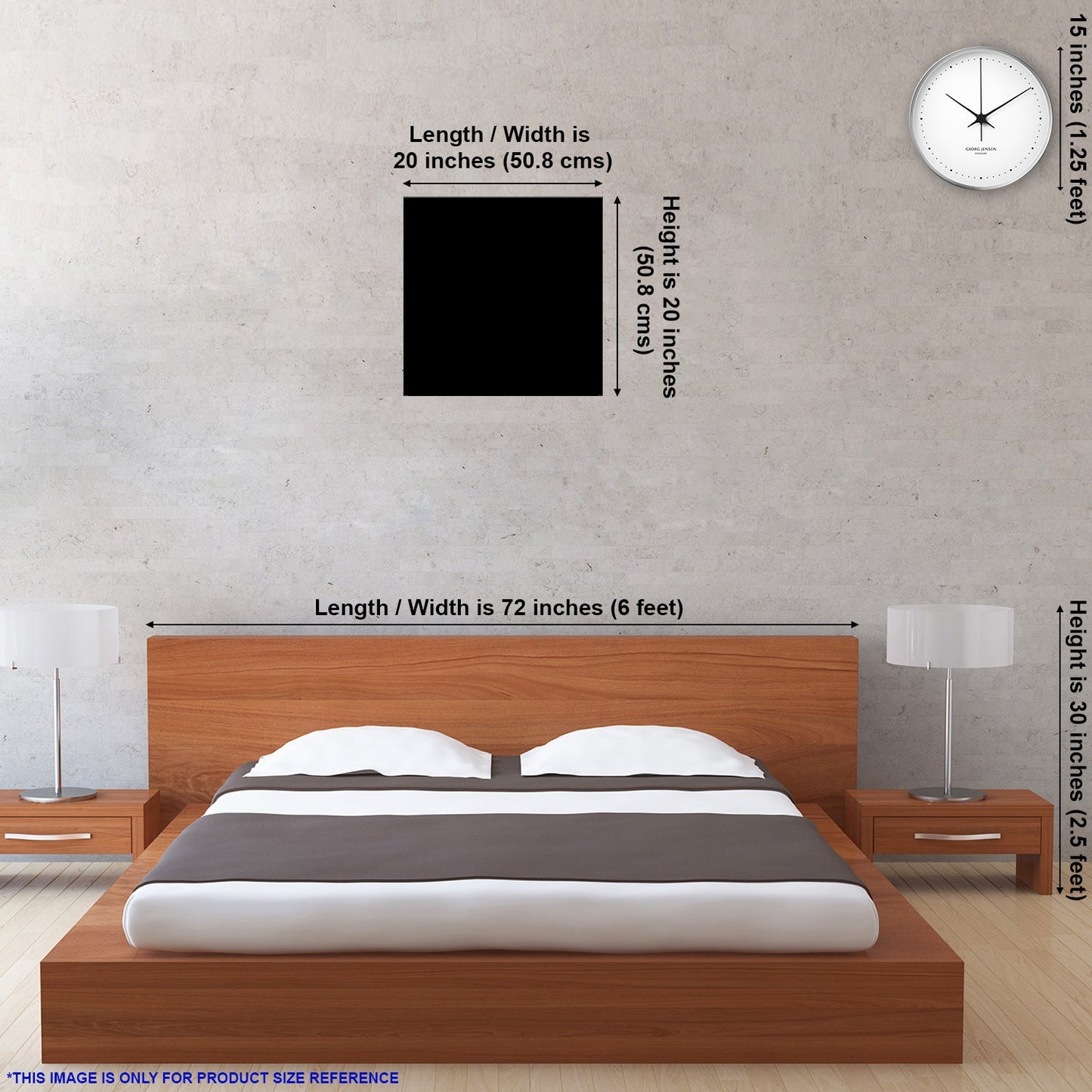 Modern Abstract D6 Peel & Stick Vinyl Wall Sticker