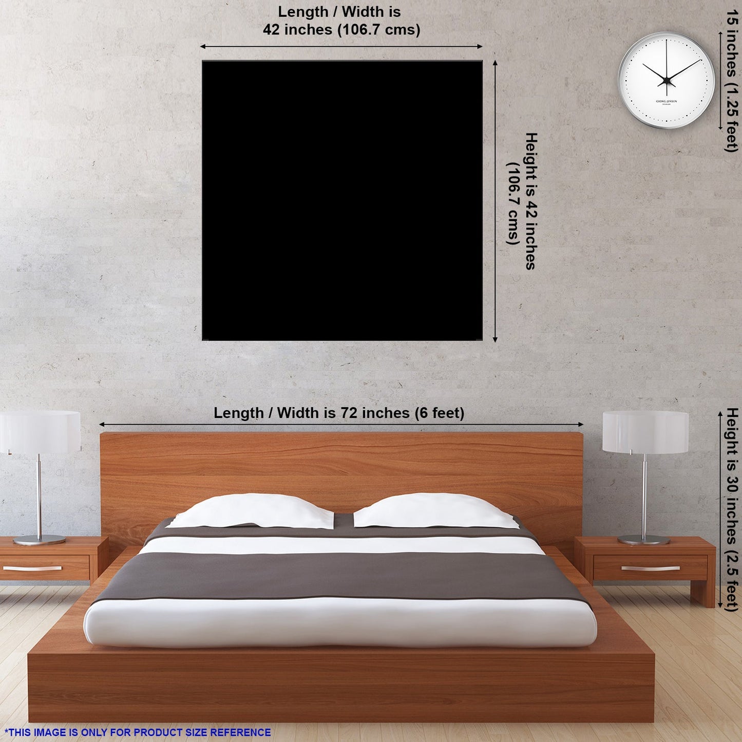 Modern Abstract D6 Peel & Stick Vinyl Wall Sticker