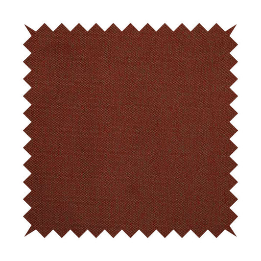 Highland Collection Luxury Soft Like Cotton Plain Red On Brown Colour Chenille Upholstery Fabric JO-282 - Handmade Cushions